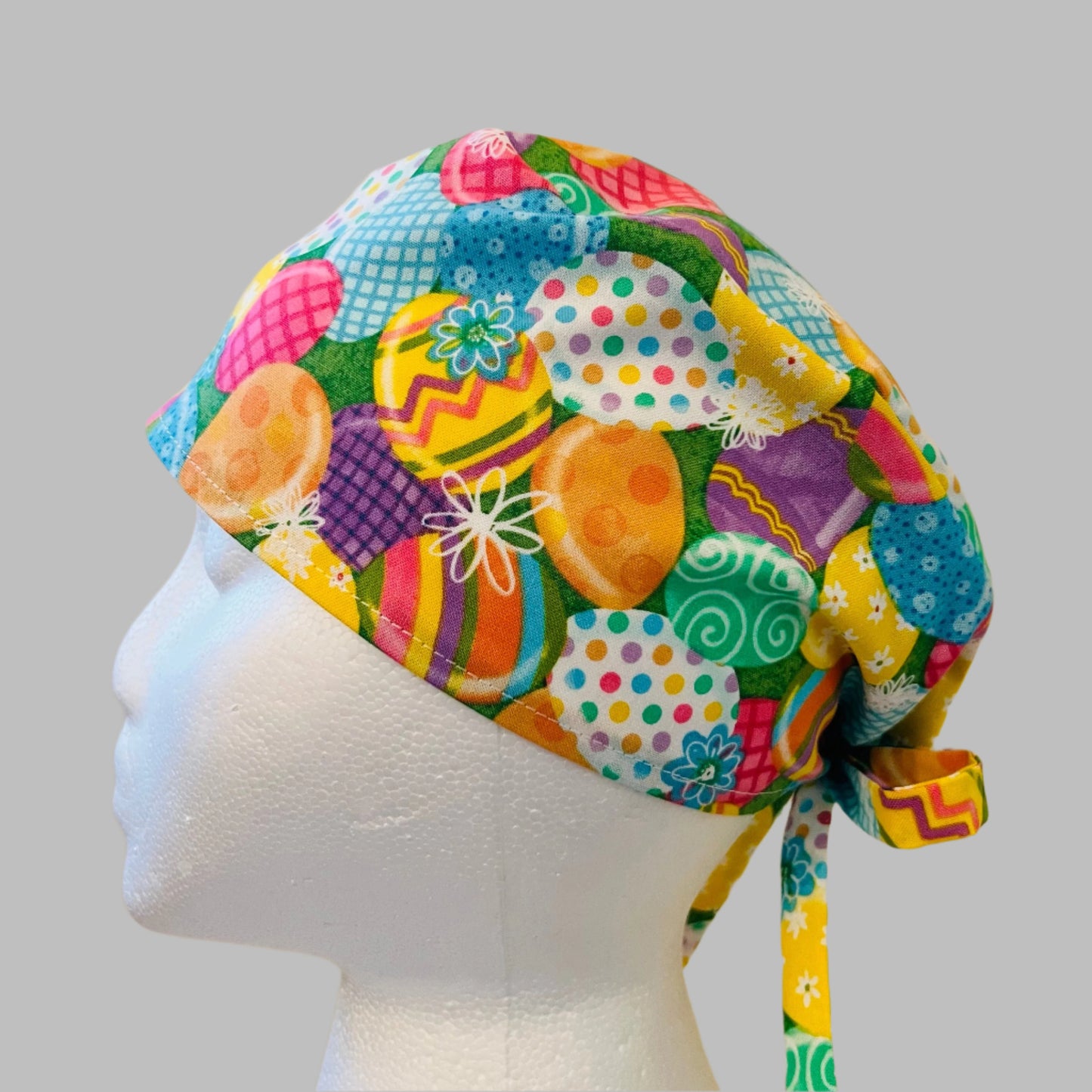 Scrub Cap-Easter-Colorful Eggs