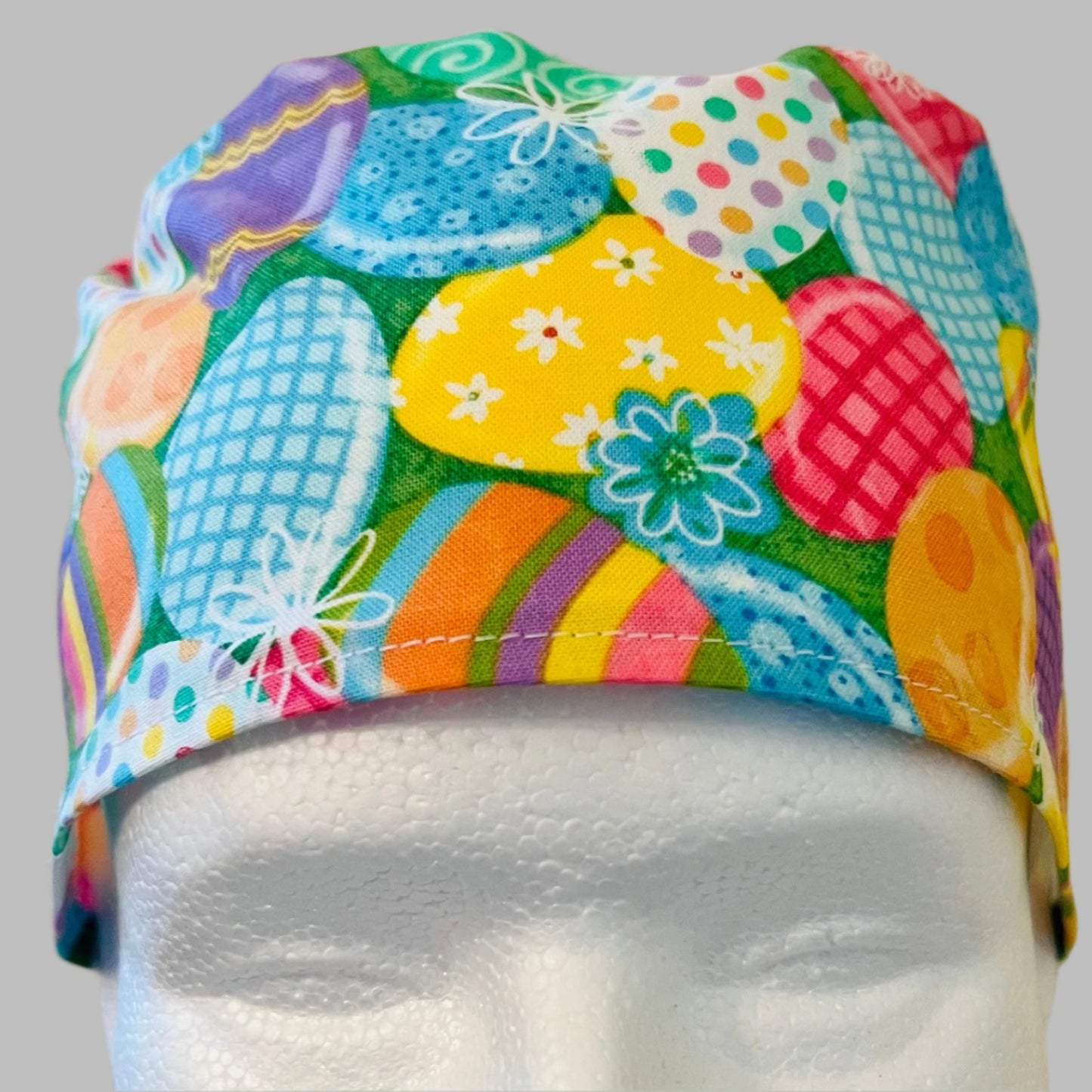 Scrub Cap-Easter-Colorful Eggs