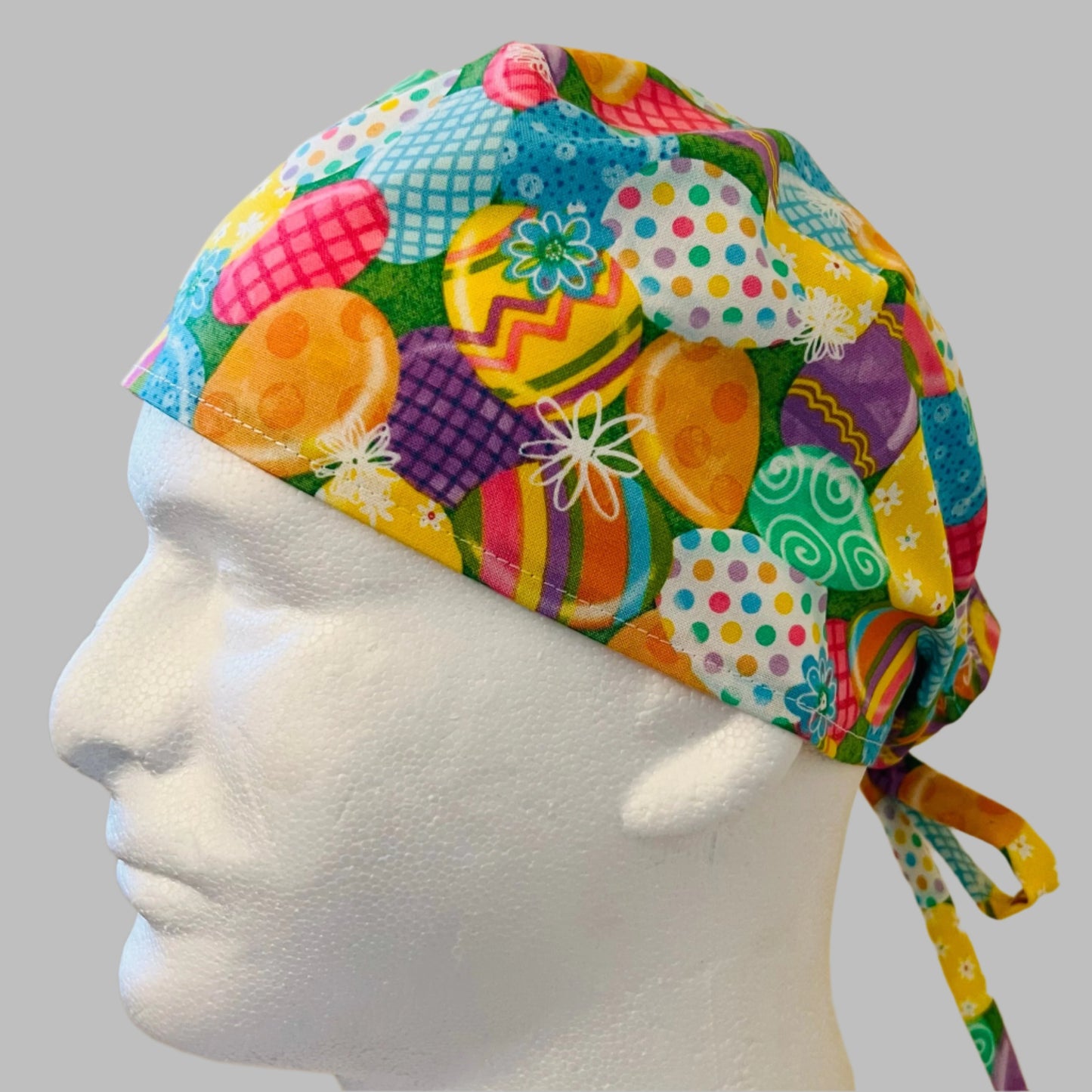 Scrub Cap-Easter-Colorful Eggs