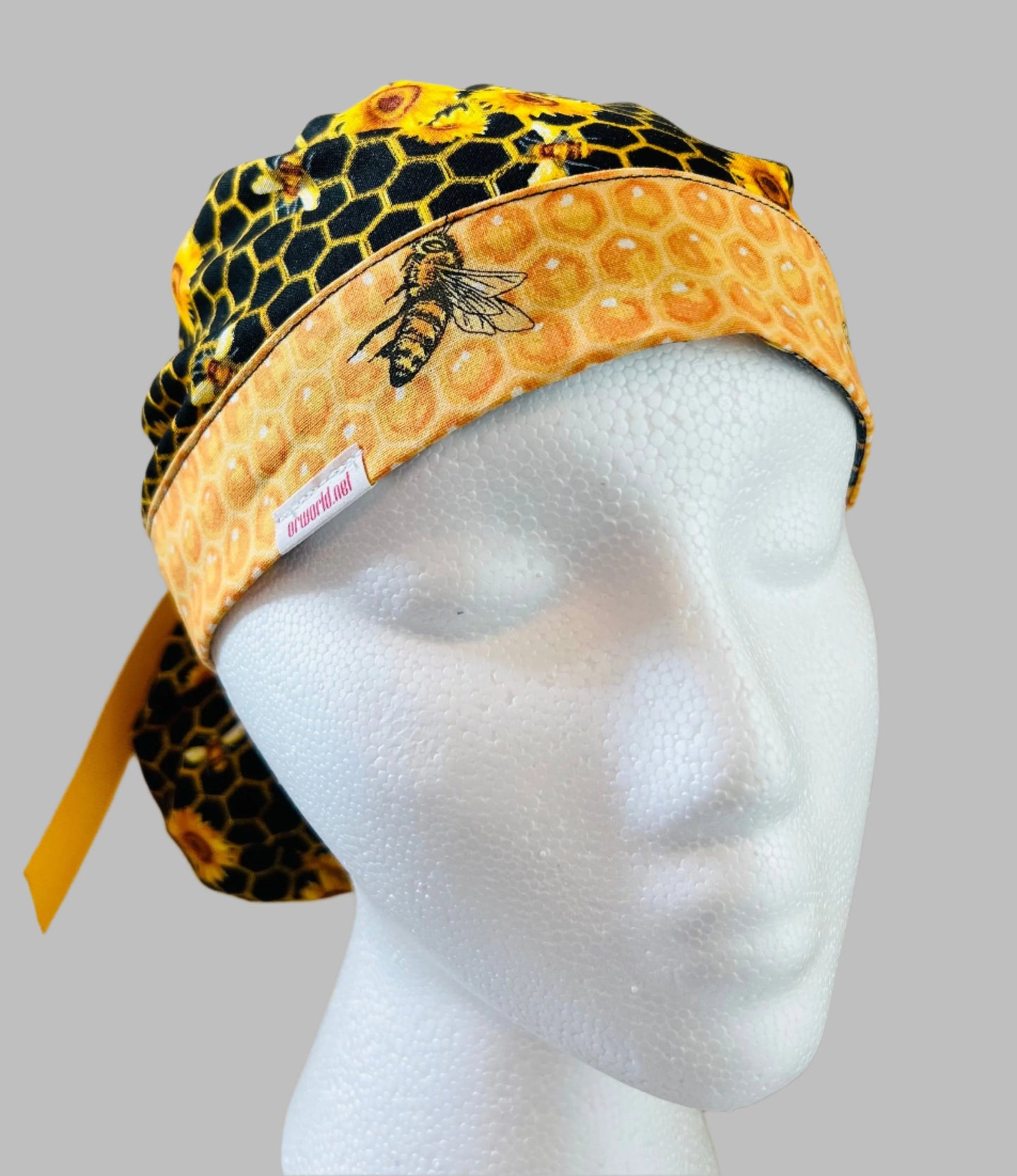 Ponytail Style Hat - Honey Bees