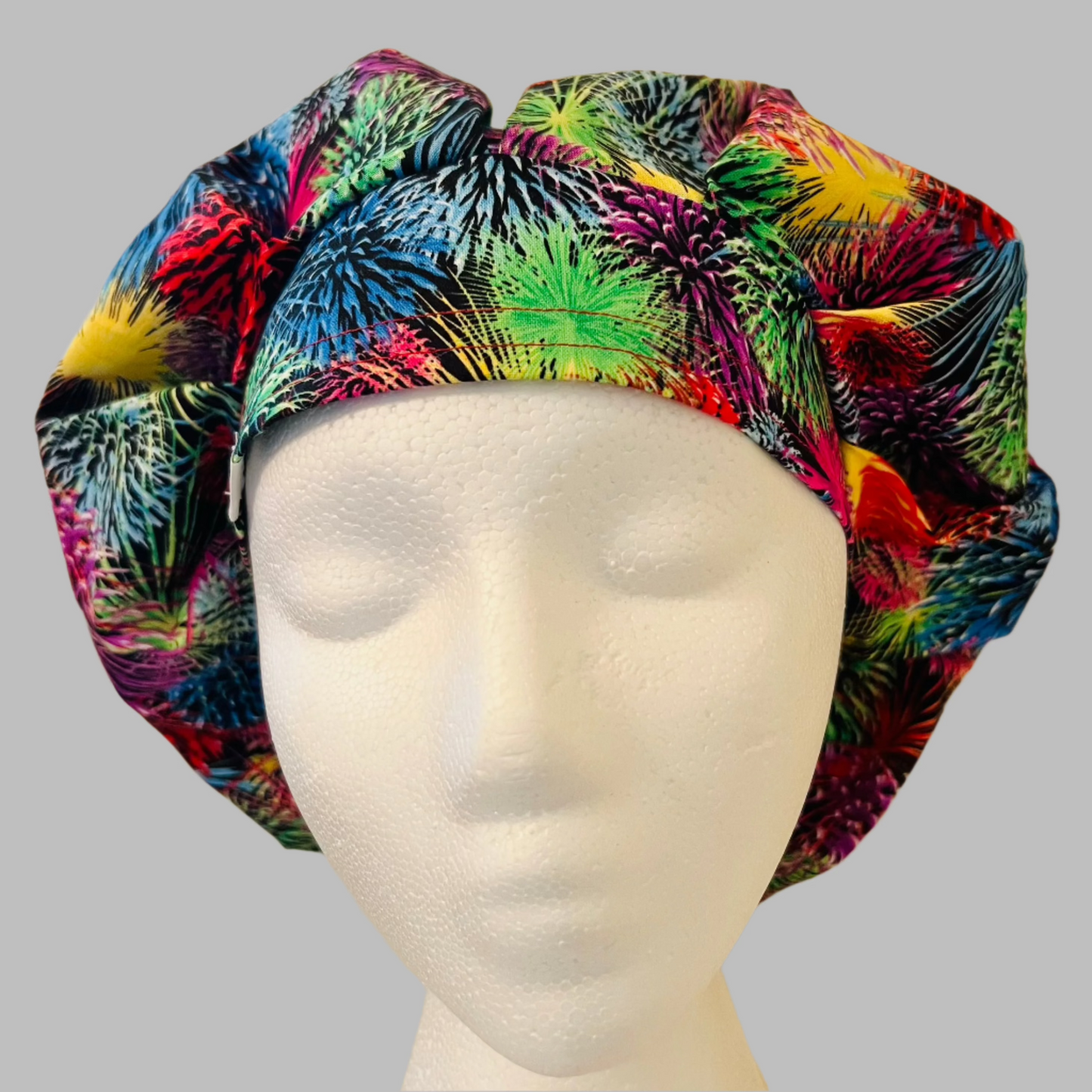 Bouffant-Surgical Hat-Fourth of July fireworks