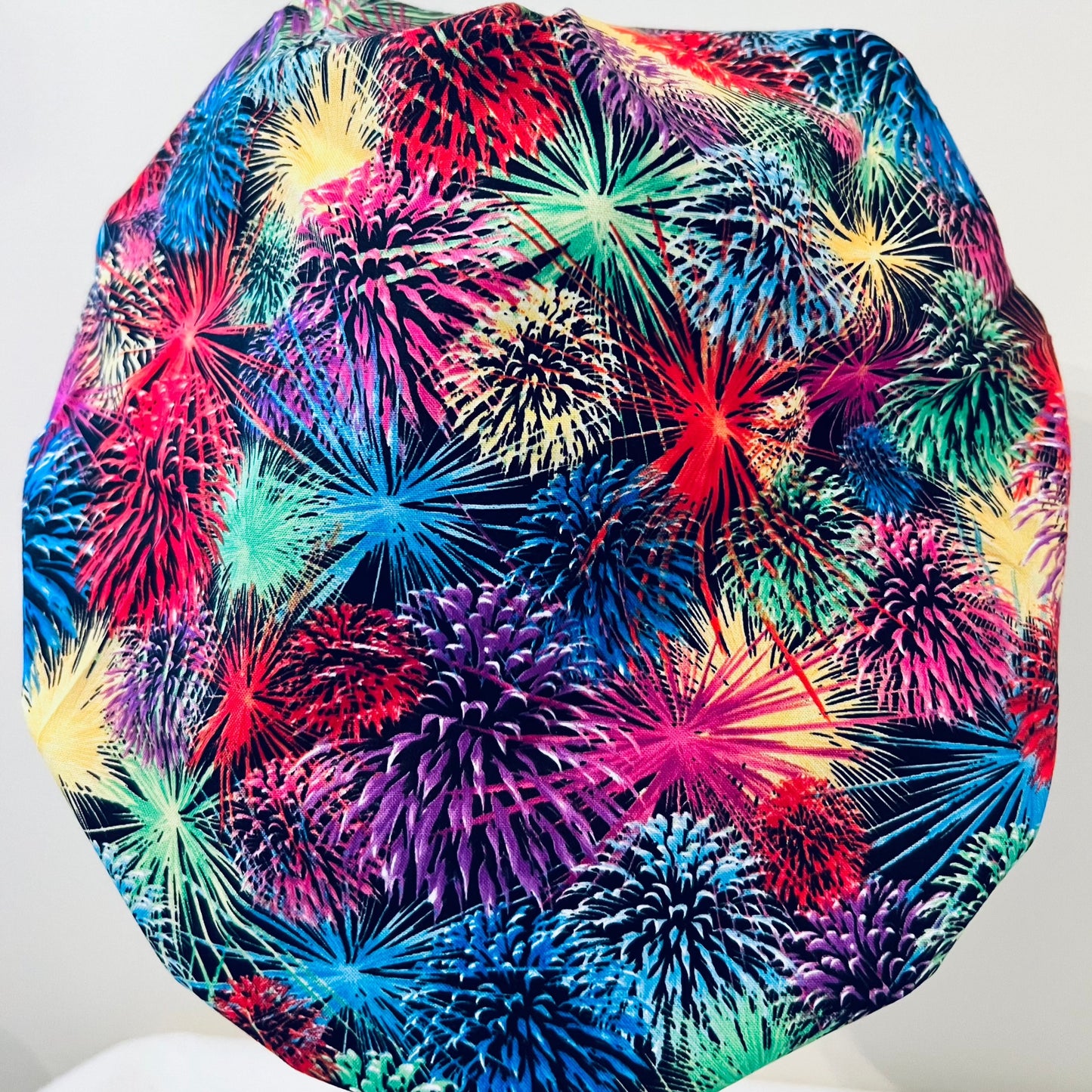 Bouffant-Surgical Hat-Fourth of July fireworks