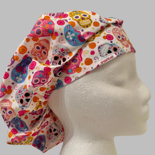 Bouffant-Pink Skeleton