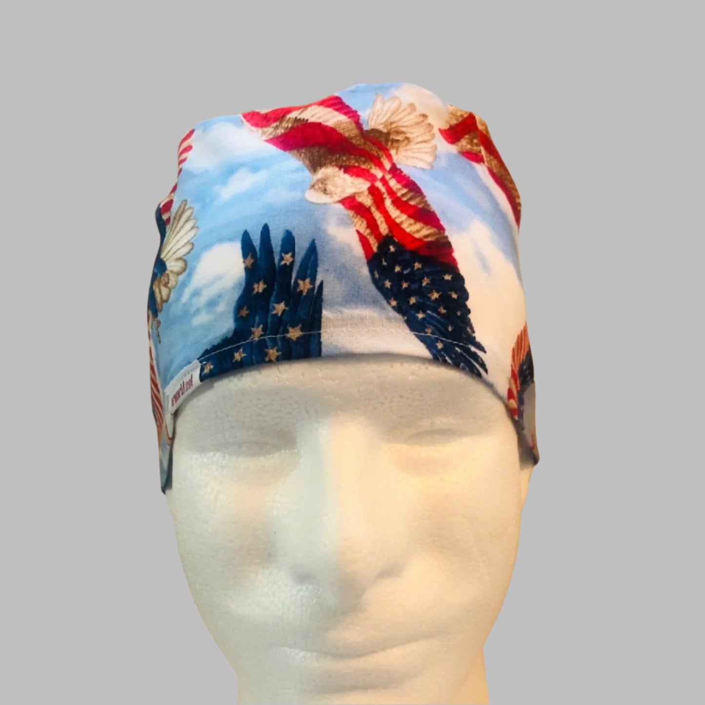 Scrub Cap-Fourth of July-Patriotic Eagle