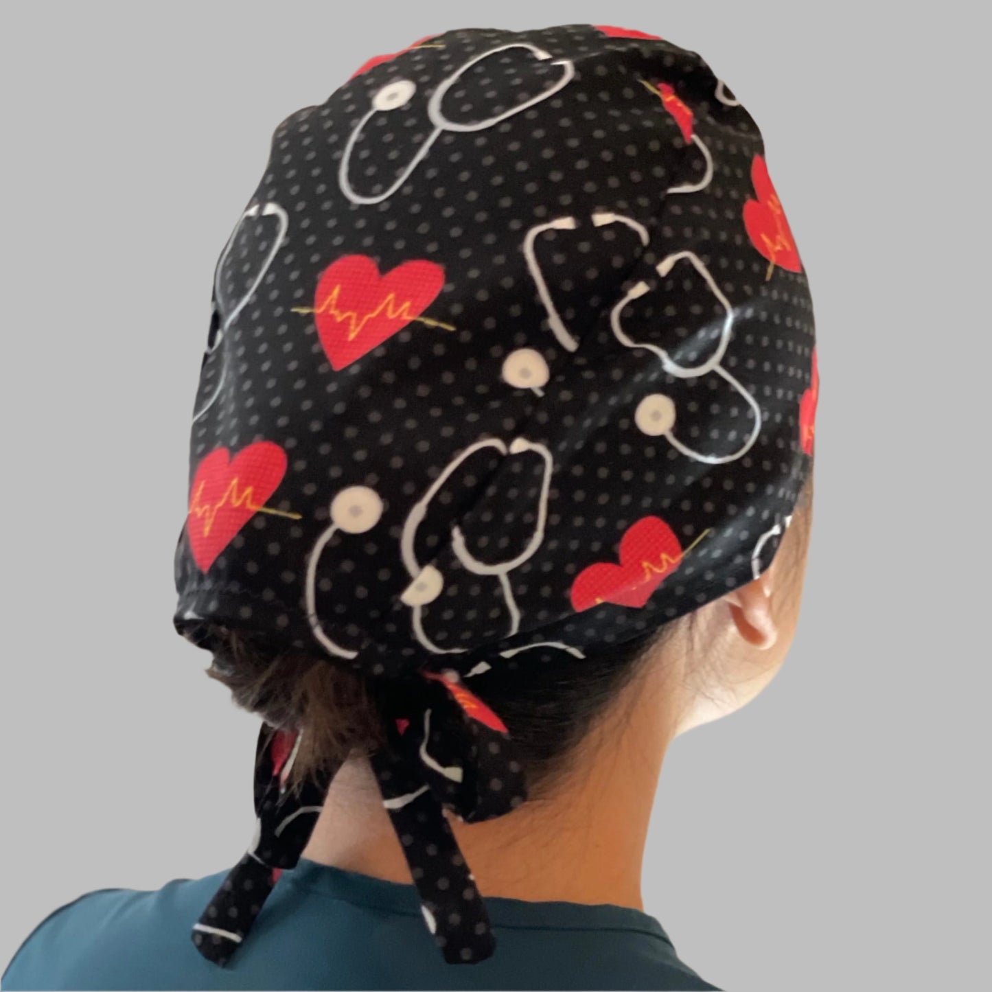 Scrub Cap-Heart Hero