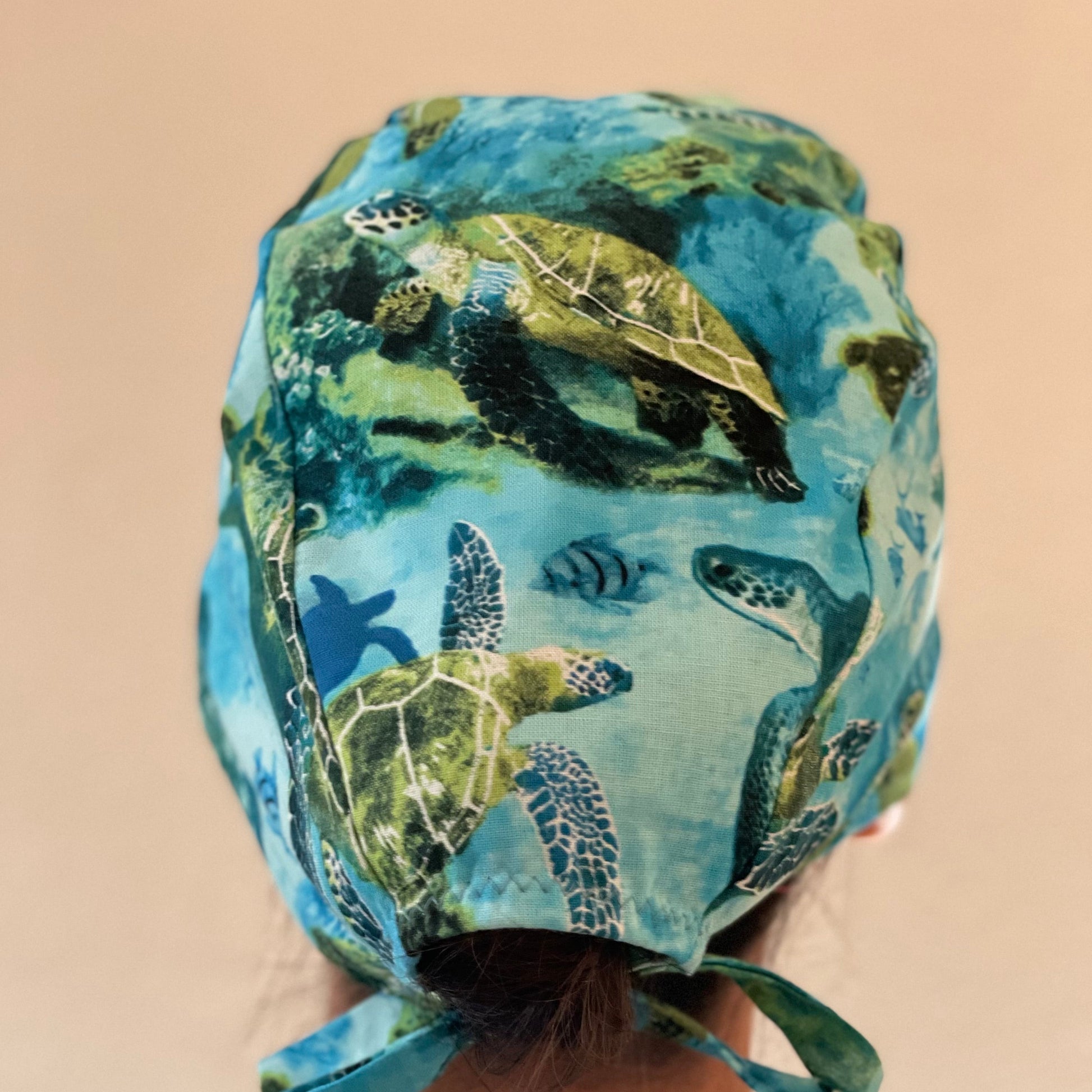 Scrub Cap - Sea Turtles