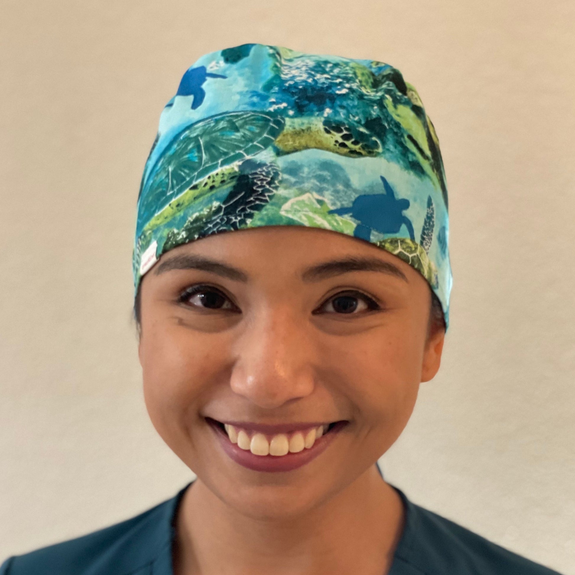 Scrub Cap - Sea Turtles