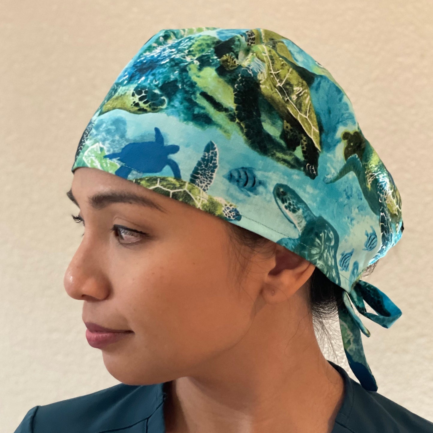 Scrub Cap - Sea Turtles