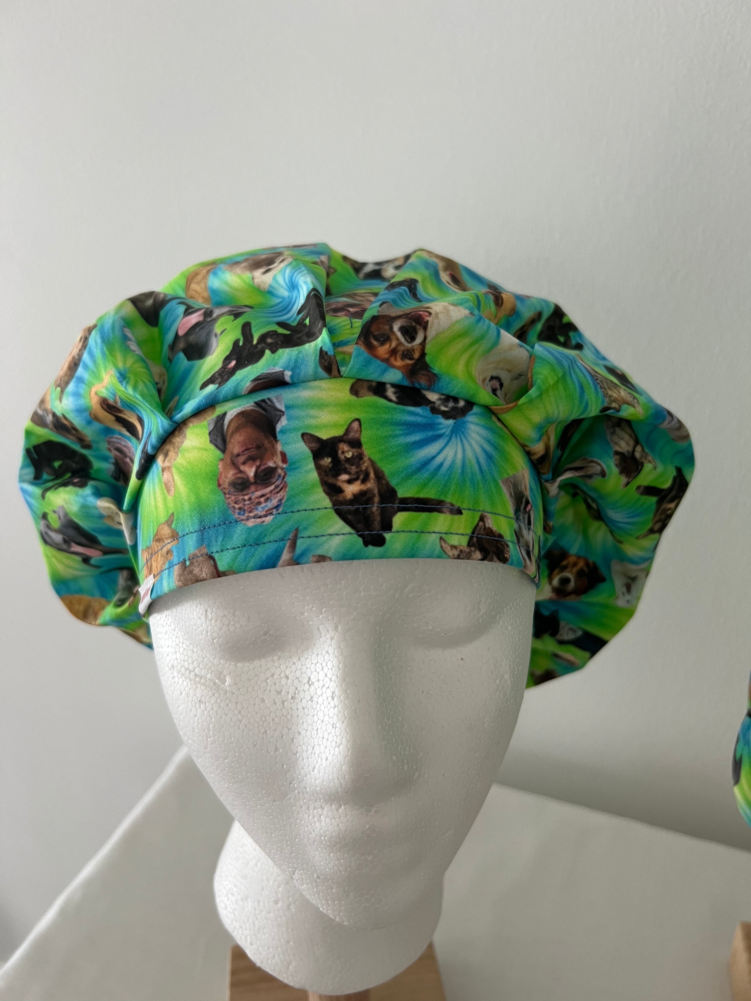 Bulk Custom Photo Scrub Caps for Surgical Teams, Clinics & Groups