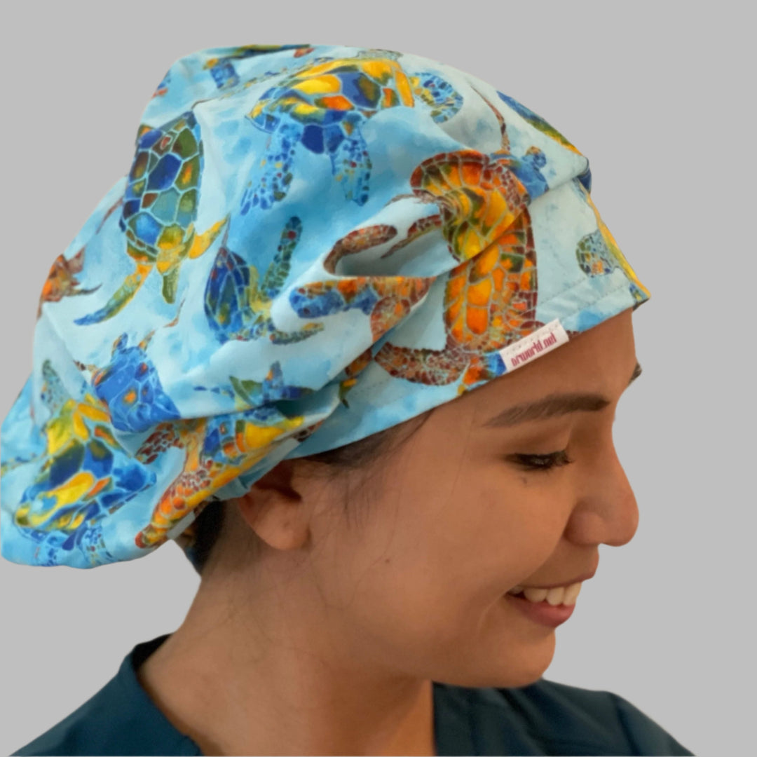 Surgical scrub hats for summer