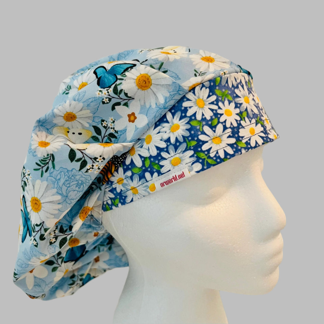 Spring Scrub Caps | Floral, Butterfly & Pastel Nurse Hats