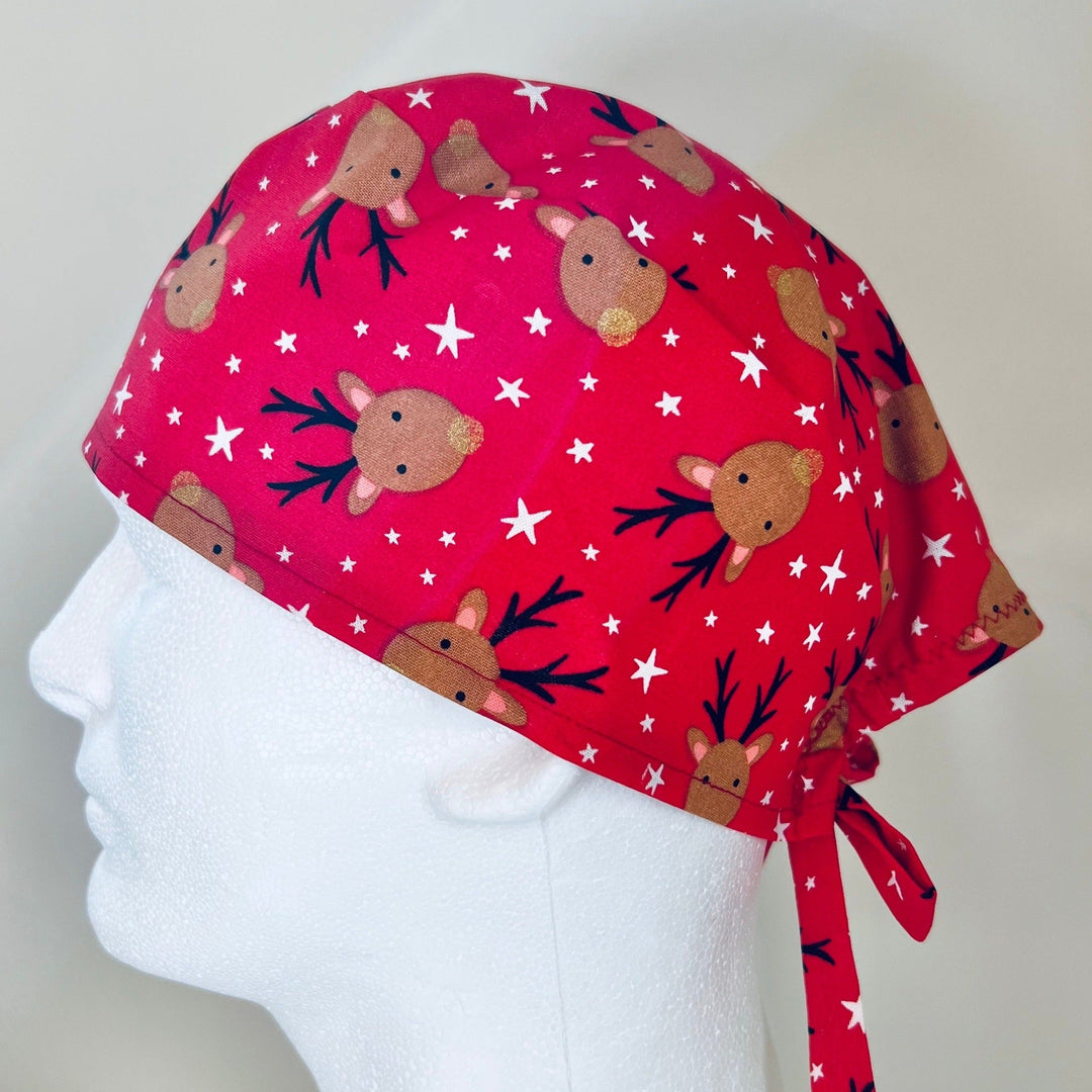 Surgical hats-Scrub caps-Bouffants- Fun patterns for OR tech-OR Nurses-Scrub tech-CST-Surgical Nurse-Surgery-Surgical Technologist-Technician- Medical Professionals-Santa baby-christmasy-holidays-red-santa-winter-winter season