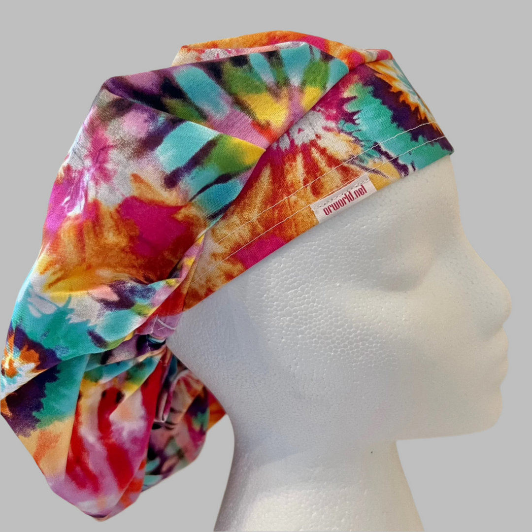 Pride rainbow surgical scrub hats