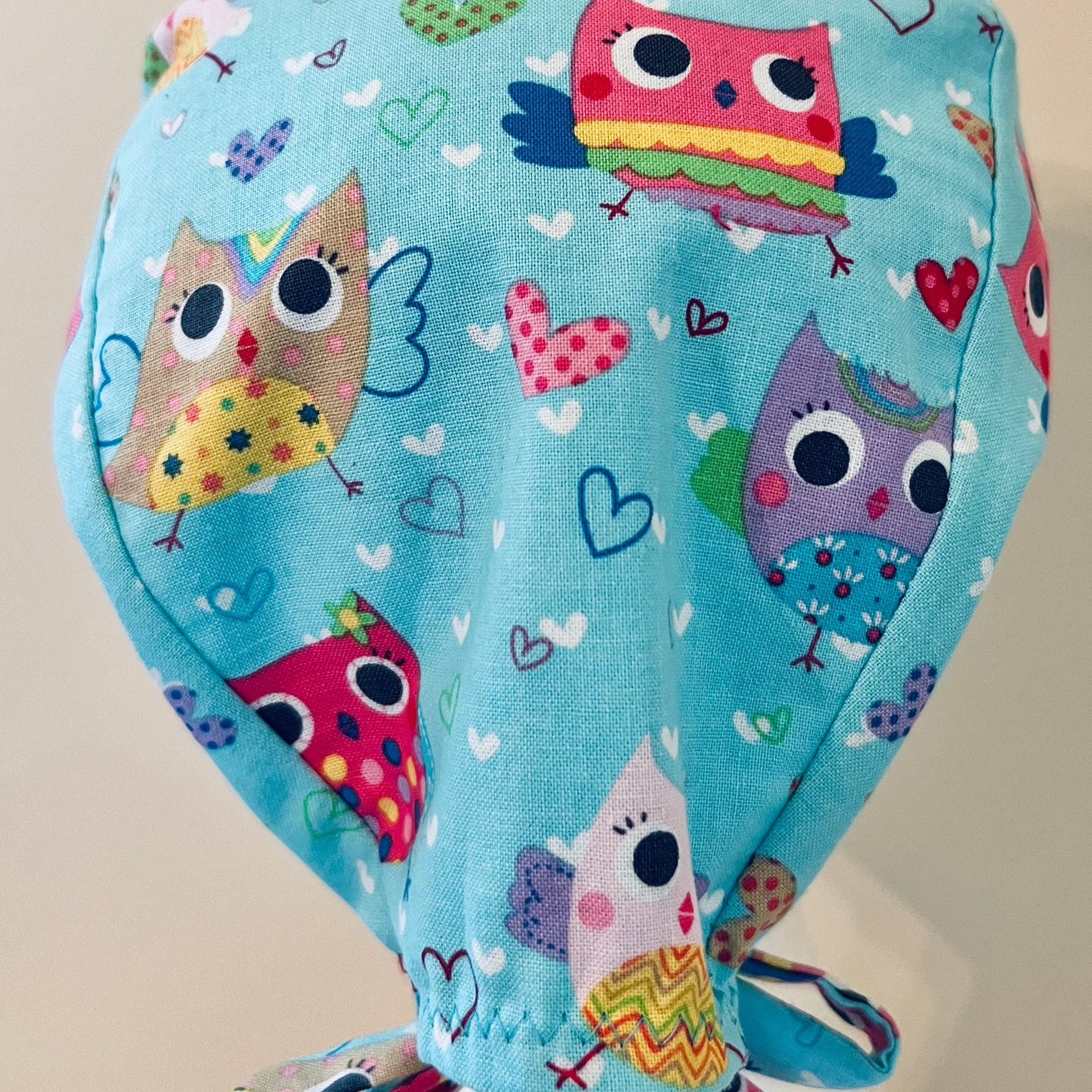Scrub Caps - Colorful Owls