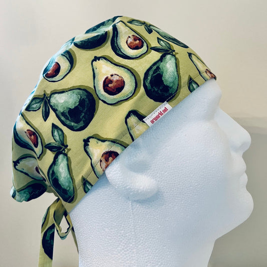 Scrub Cap-Avocados
