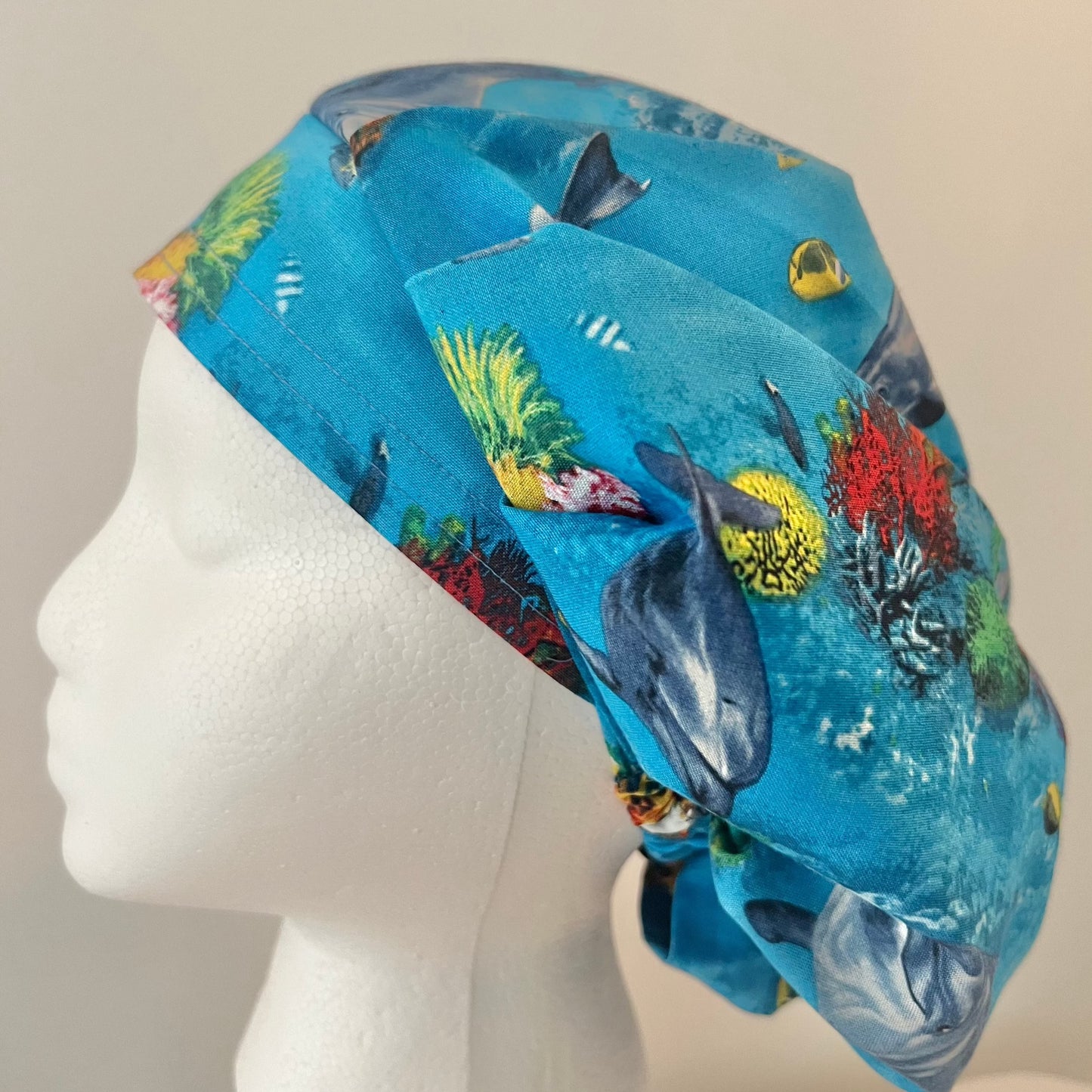 Bouffant-Dolphins Swimming