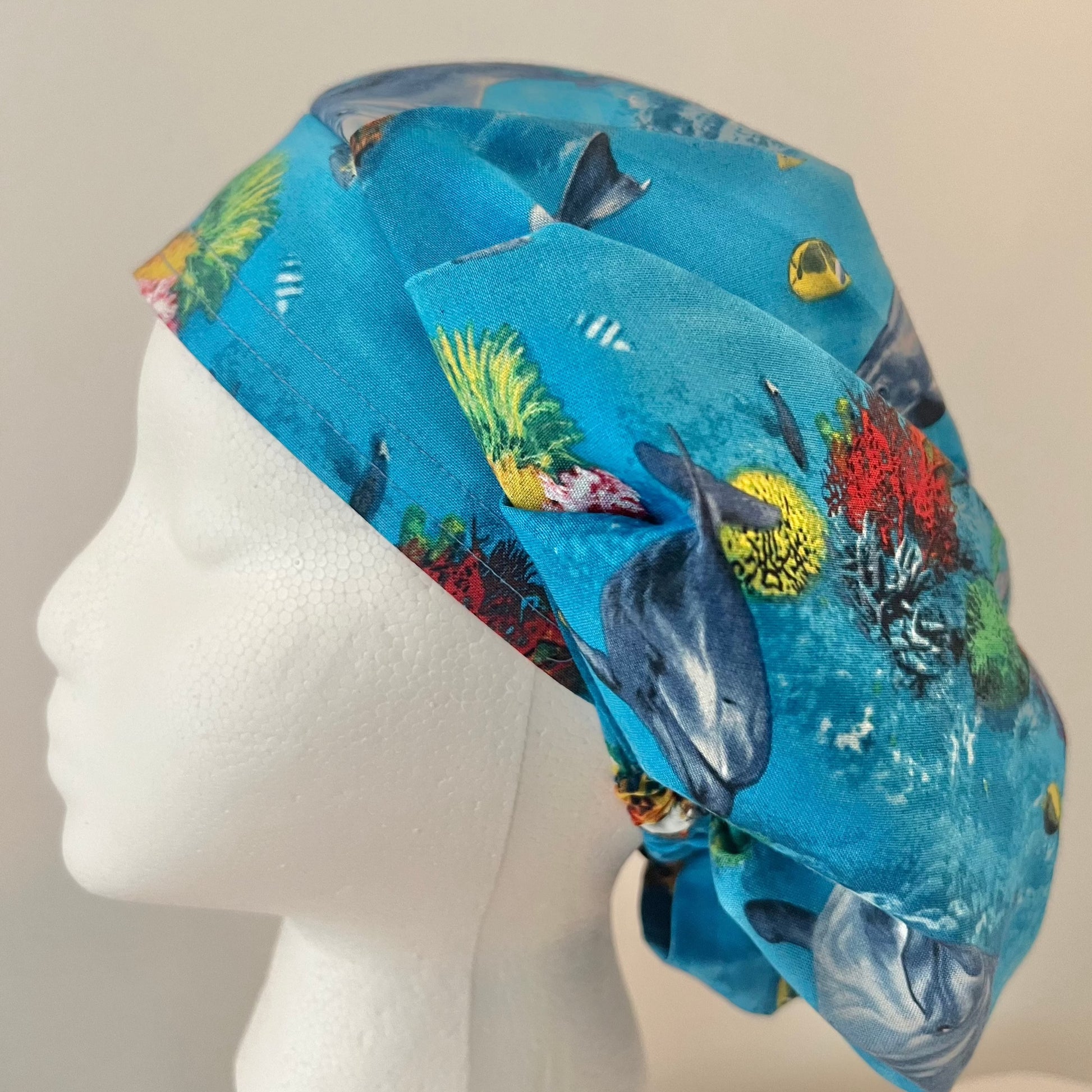 Bouffant-Dolphins Swimming