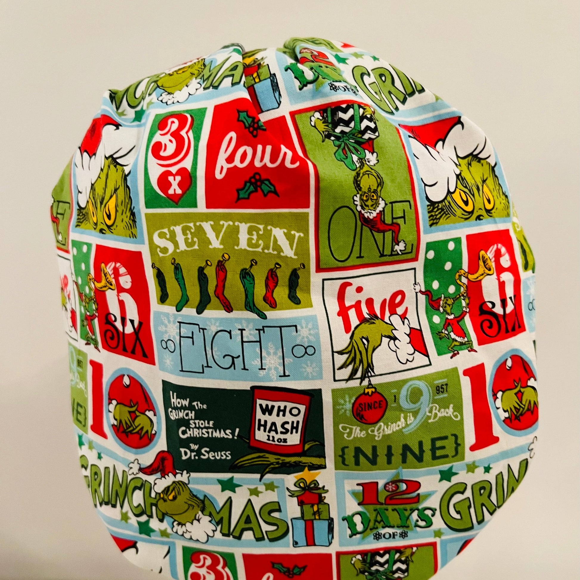 Bouffant Cap-Christmas Grinch