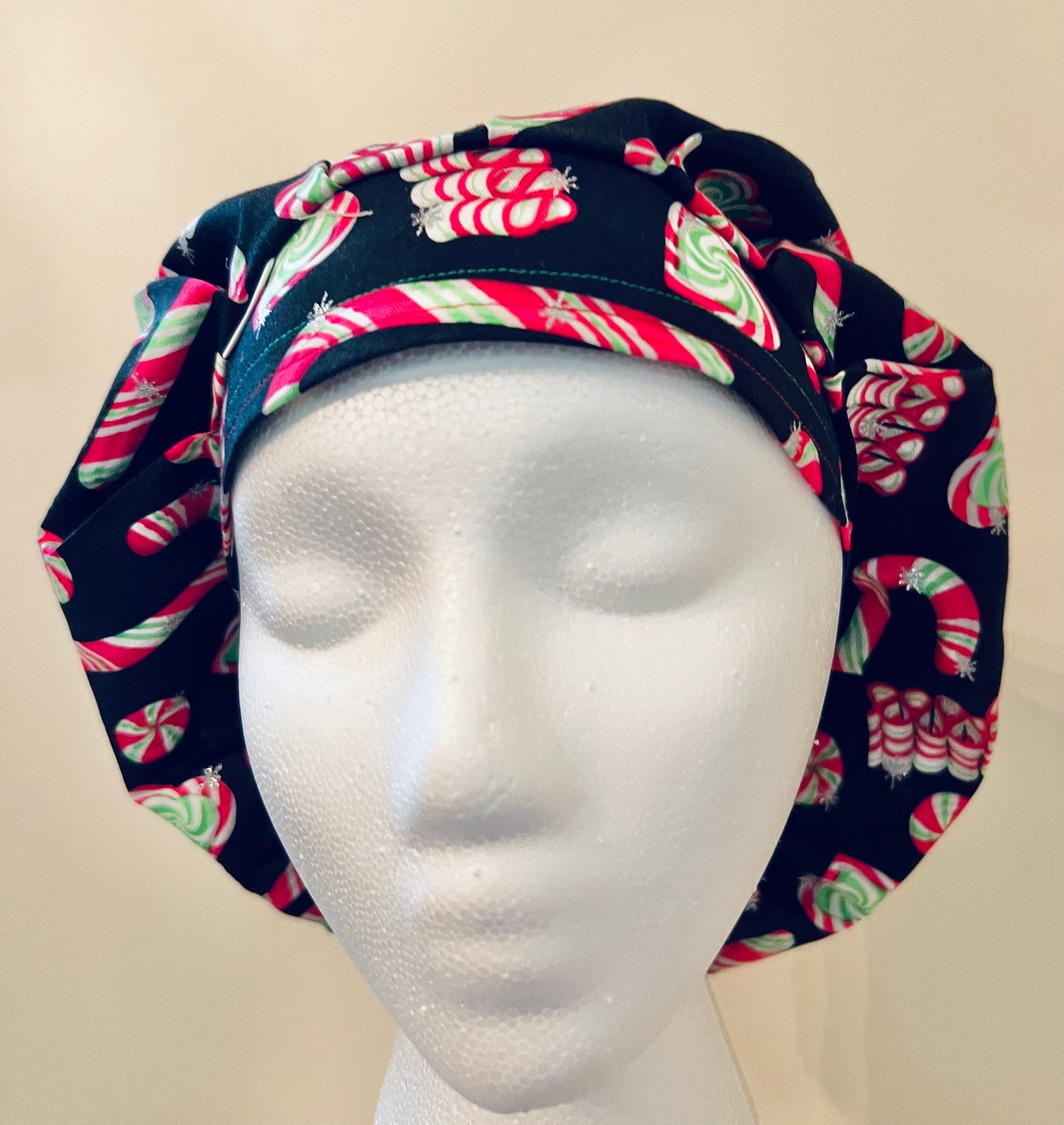 Bouffant-Christmas Candy Canes