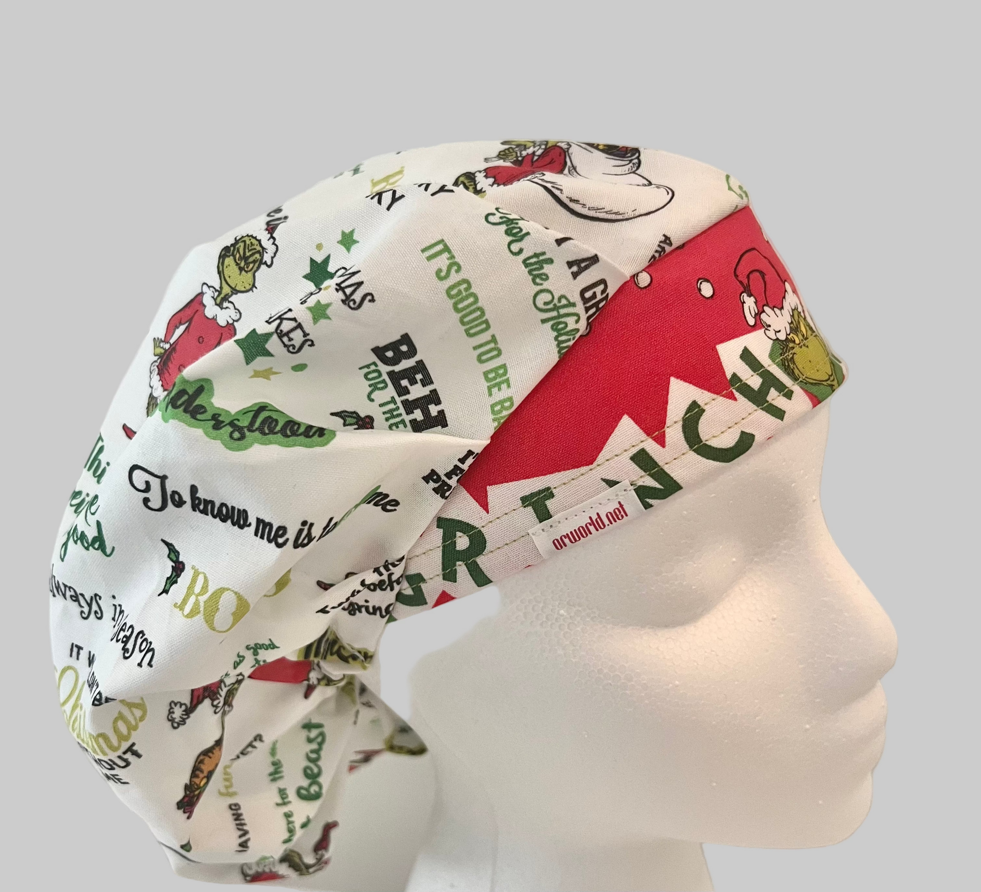 Bouffant Hat-Grinch Mode