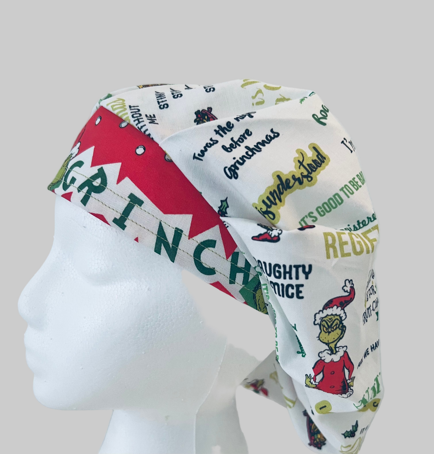 Bouffant Hat-Grinch Mode