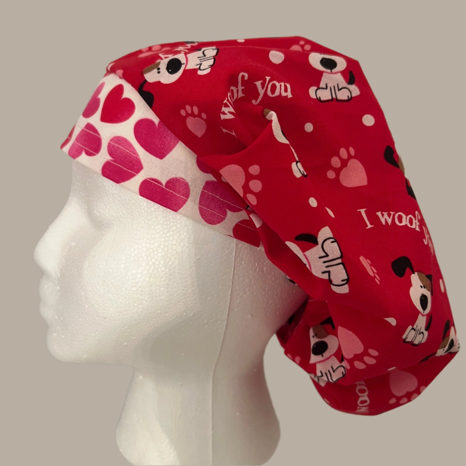 Bouffant Hat-Heartfelt Howls