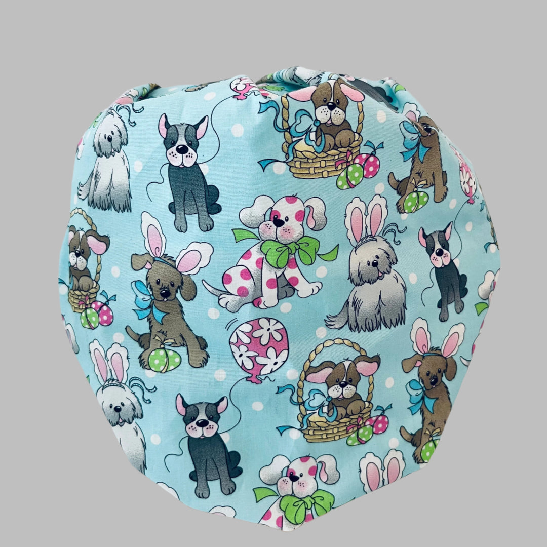 Bouffant Hat-Easter Hoppy Tails