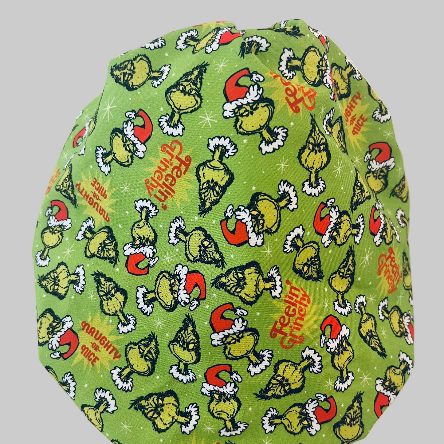 Bouffant Hat-Naughty,Nice & a Little Grinchy