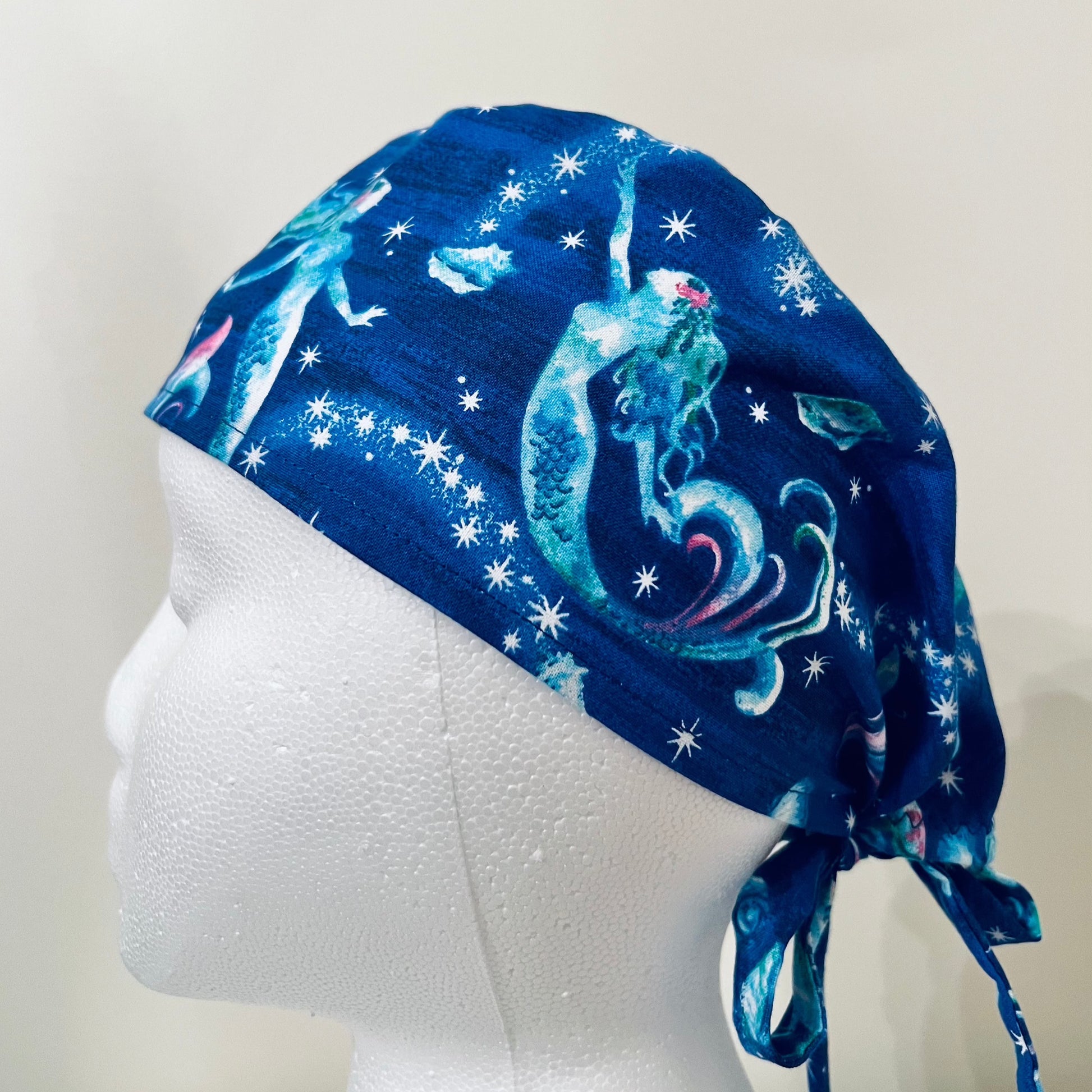 Scrub Cap-Ocean Mermaid