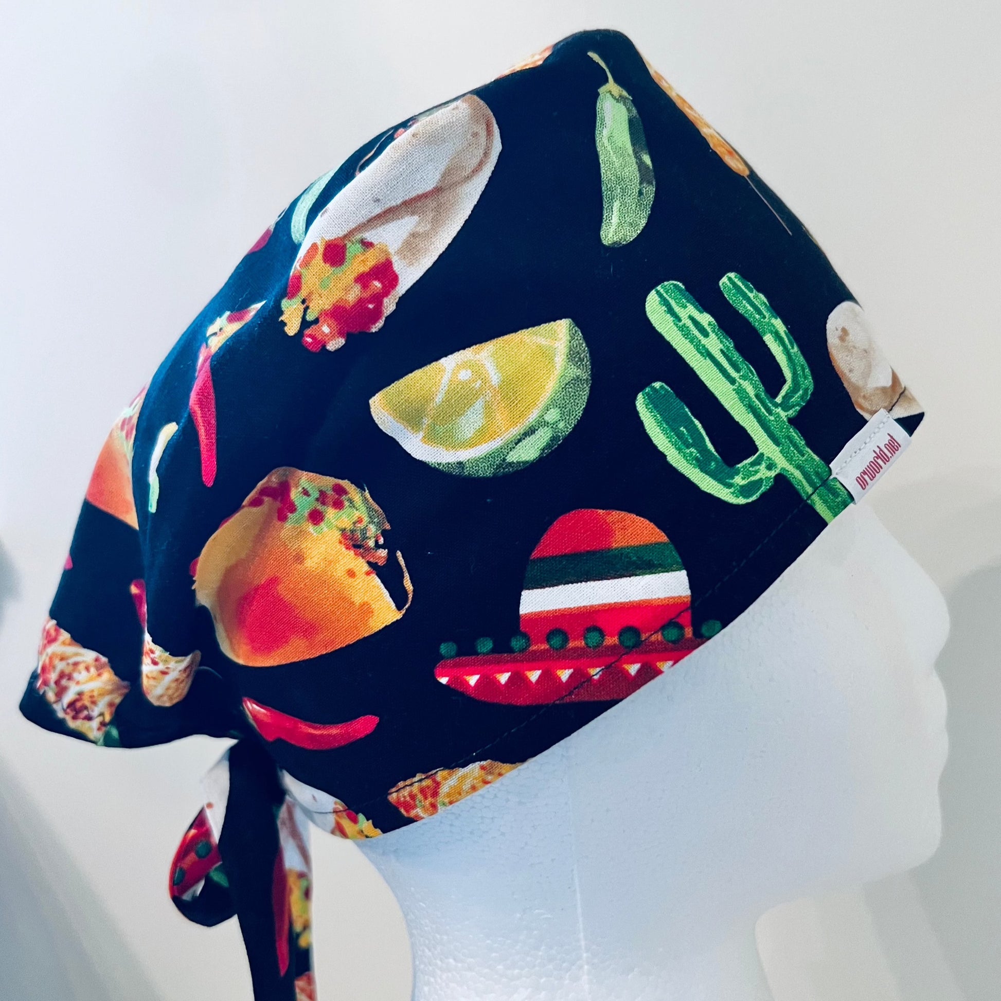 Surgical Scrub Cap-Tacos-Fiesta-Sombrero 
