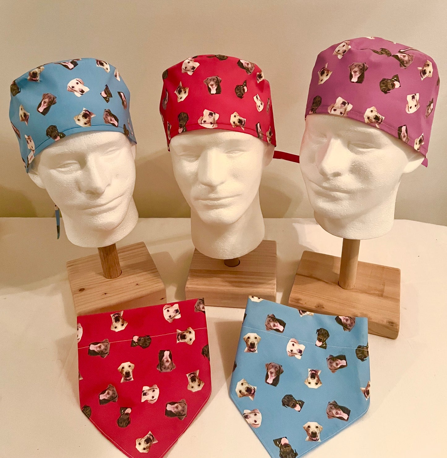 Custom Photo Scrub Cap | Personalized Surgical Cap with Your Pet, Team or Favorite Photo