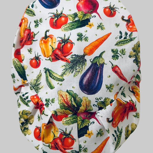 Euro Surgical Scrub Cap-Garden Vegetables 