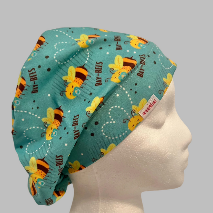 Bay-Bees Euro Scrub Cap – Baby Bee Surgical Cap – Labor &amp; Delivery Scrub Hat