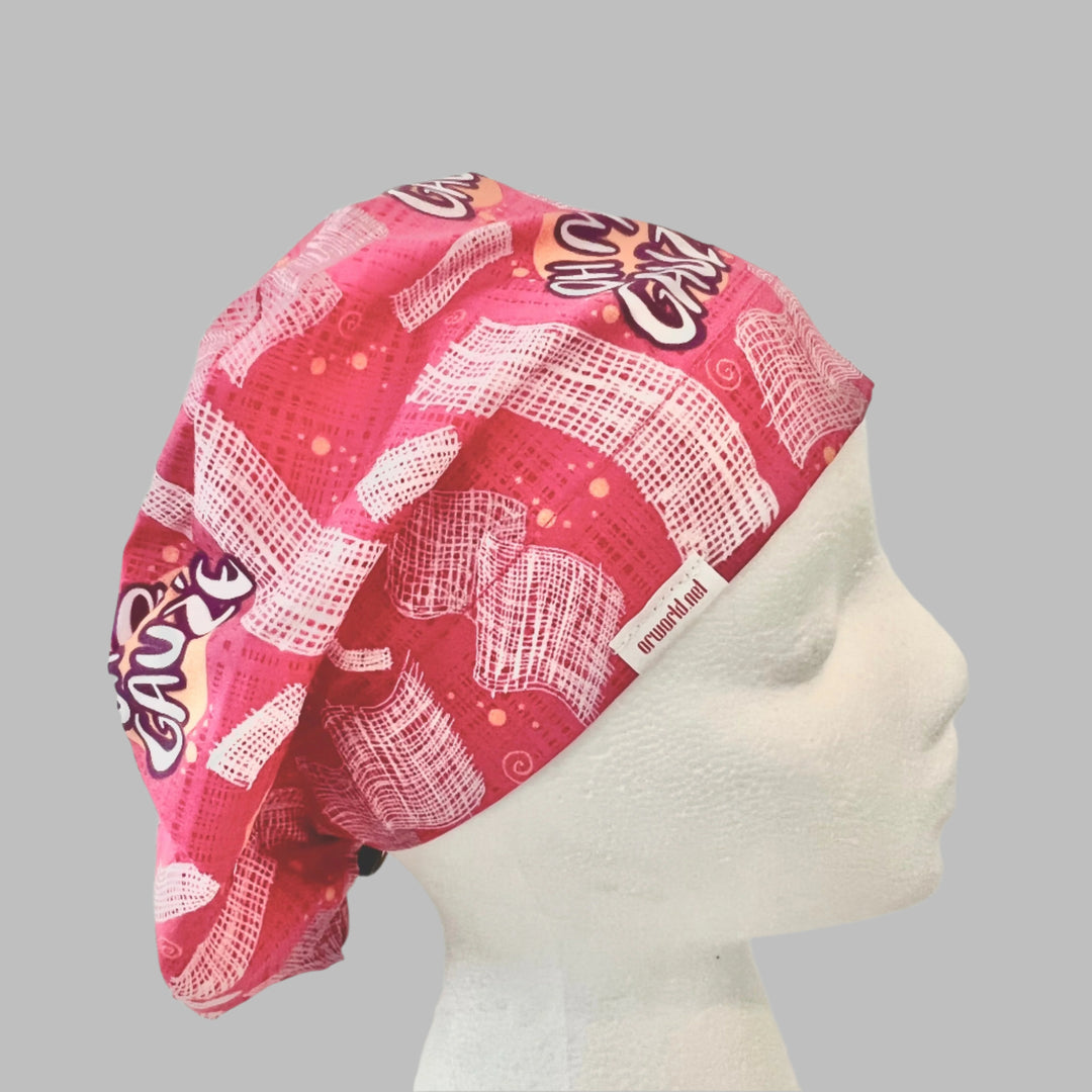 Oh My Gauze Euro Scrub Cap | Funny Surgical Cap | Nurse & OR Cap | Adjustable Euro Style Hat