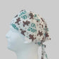 Funny Gingerbread Christmas Scrub Cap – “Oh Snap!” Holiday Surgical Cap