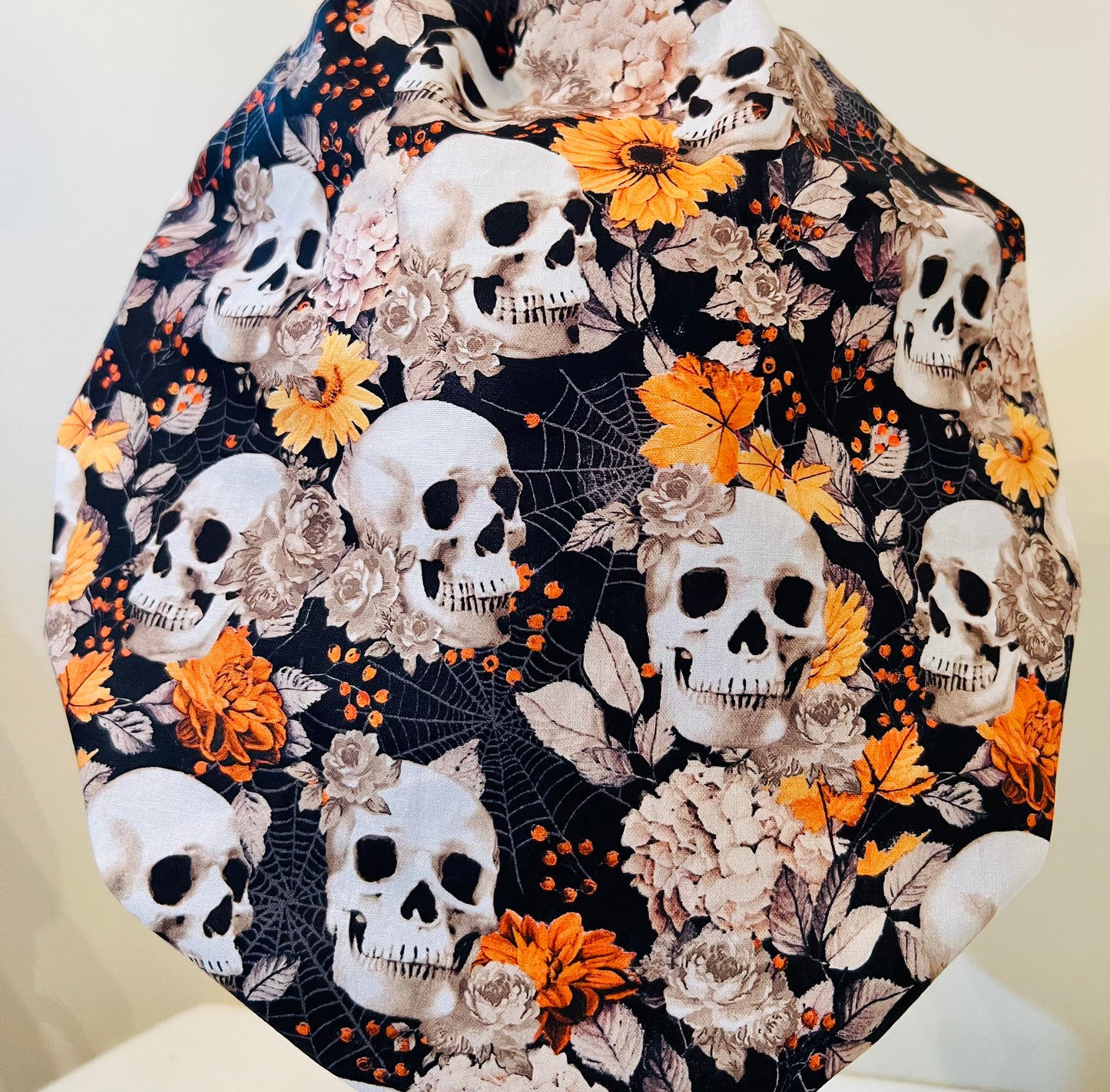 Bouffant-Halloween Skulls