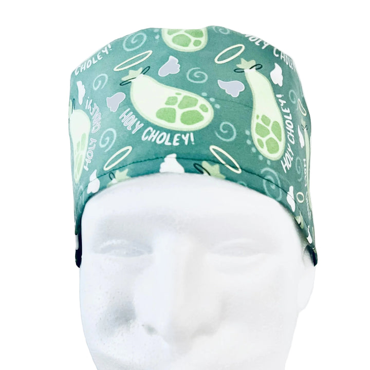Holy Choley Surgical Scrub Cap | Gallbladder Medical Humor Hat | GI Surgery Cap | Funny OR Scrub Hat | Nurse Doctor Gift