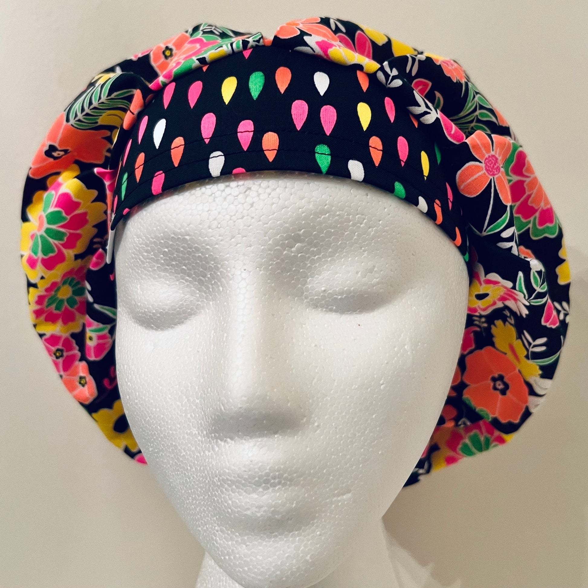 Bouffant - Neon flowers
