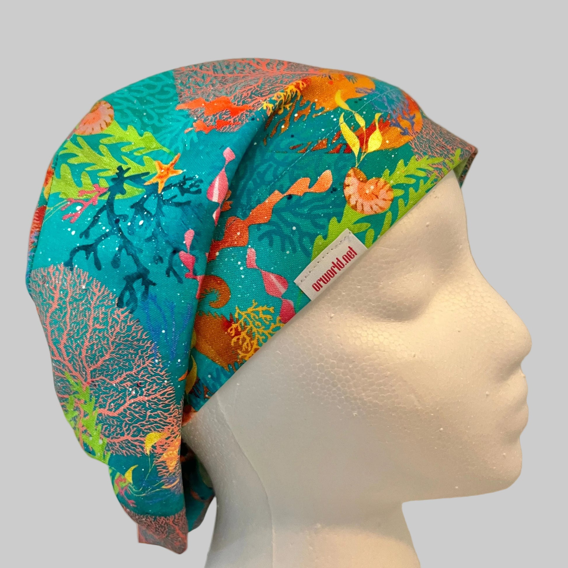 Ocean Reef Euro Cap|Seahorse Marine Life Nurse Surgical Euro Cap