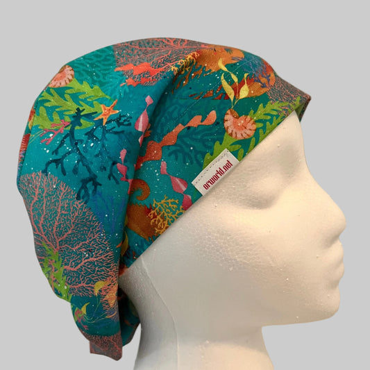 Ocean Reef Euro Cap|Seahorse Marine Life Nurse Surgical Euro Cap