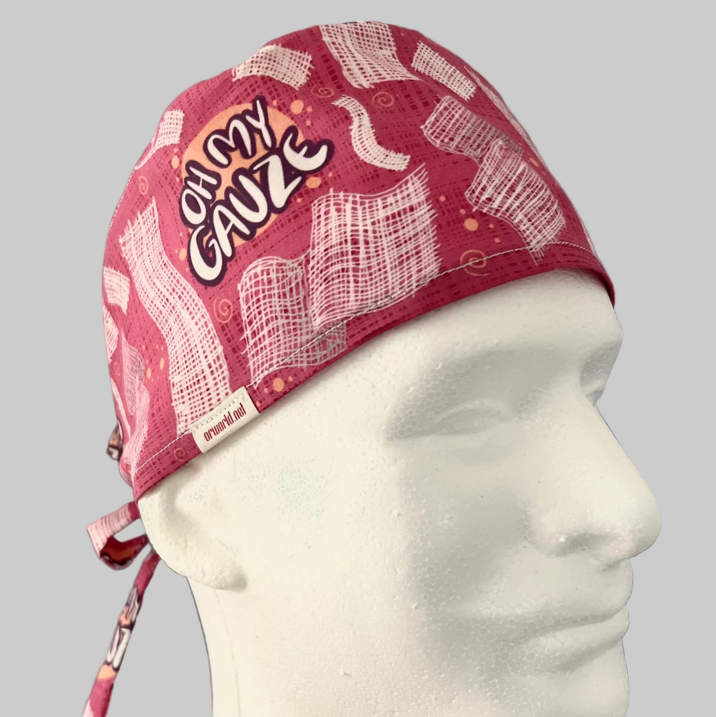 Oh My Gauze Traditional Scrub Cap | Funny Surgical Hat | Medical Humor OR Cap