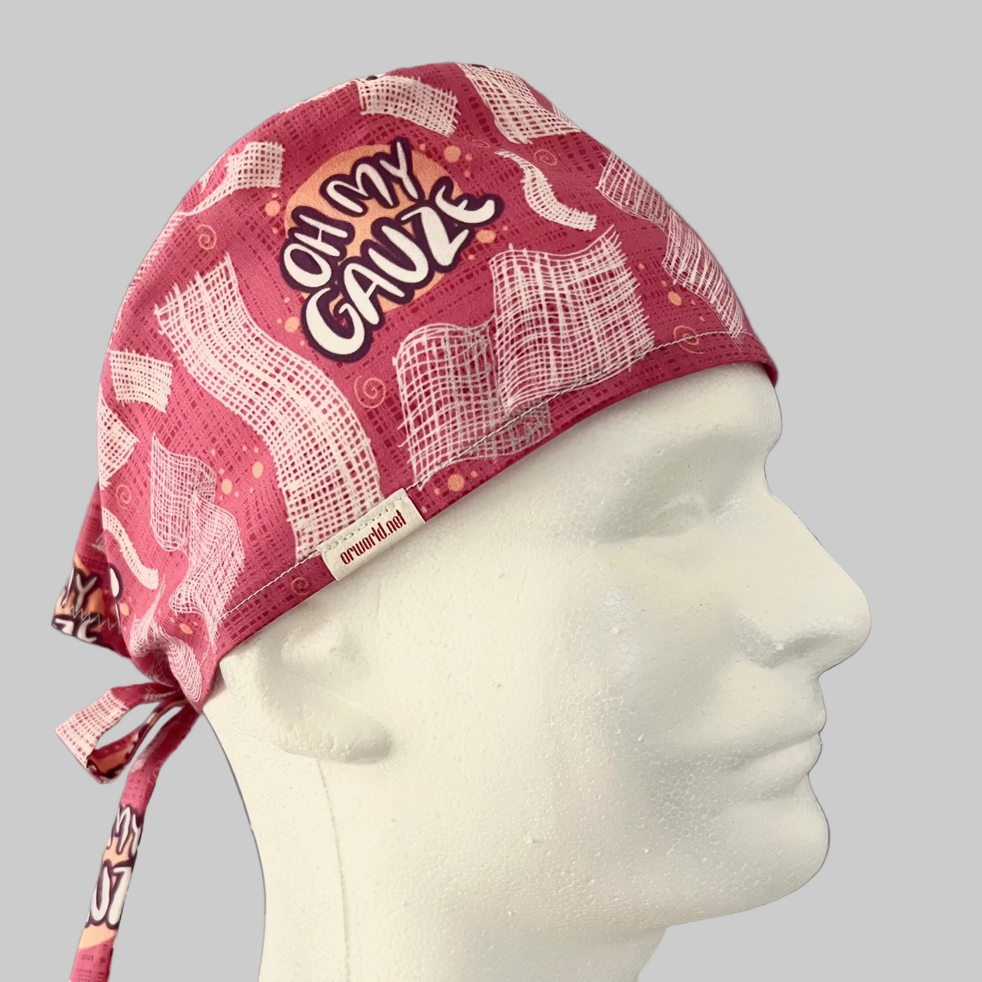 Oh My Gauze Traditional Scrub Cap | Funny Surgical Hat | Medical Humor OR Cap