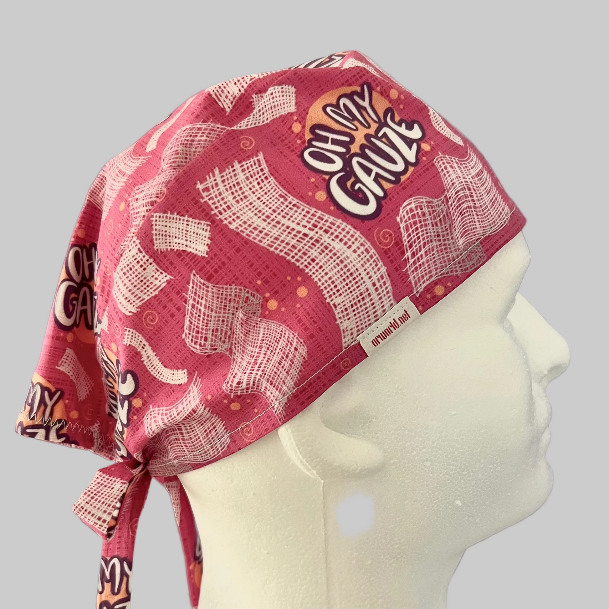 Oh My Gauze Traditional Scrub Cap | Funny Surgical Hat | Medical Humor OR Cap