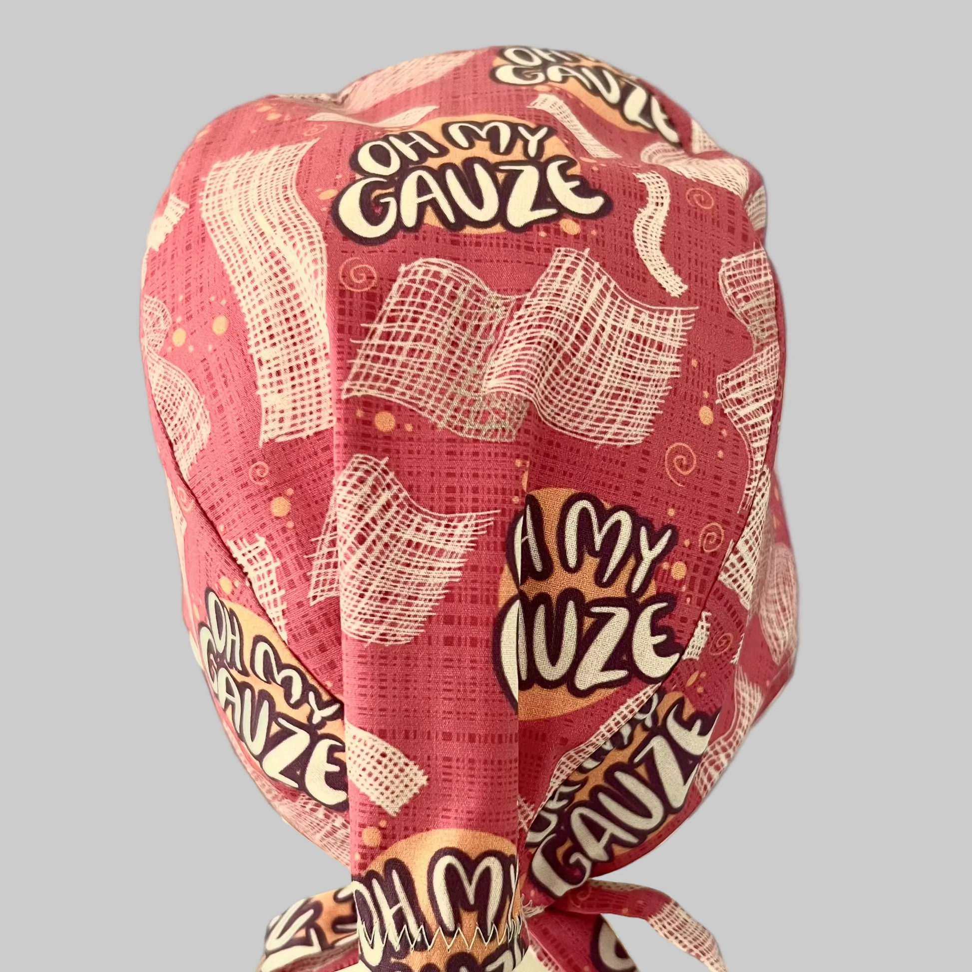 Oh My Gauze Traditional Scrub Cap | Funny Surgical Hat | Medical Humor OR Cap