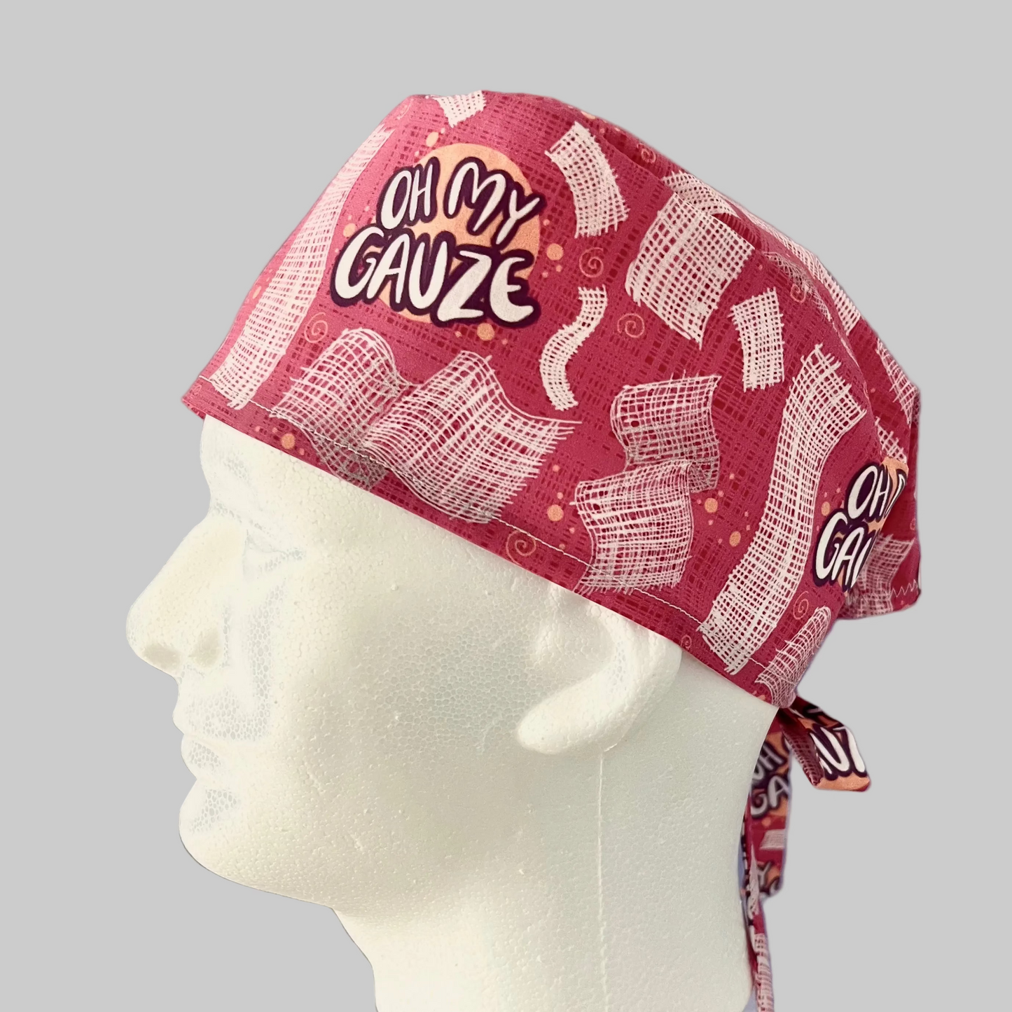 Oh My Gauze Traditional Scrub Cap | Funny Surgical Hat | Medical Humor OR Cap