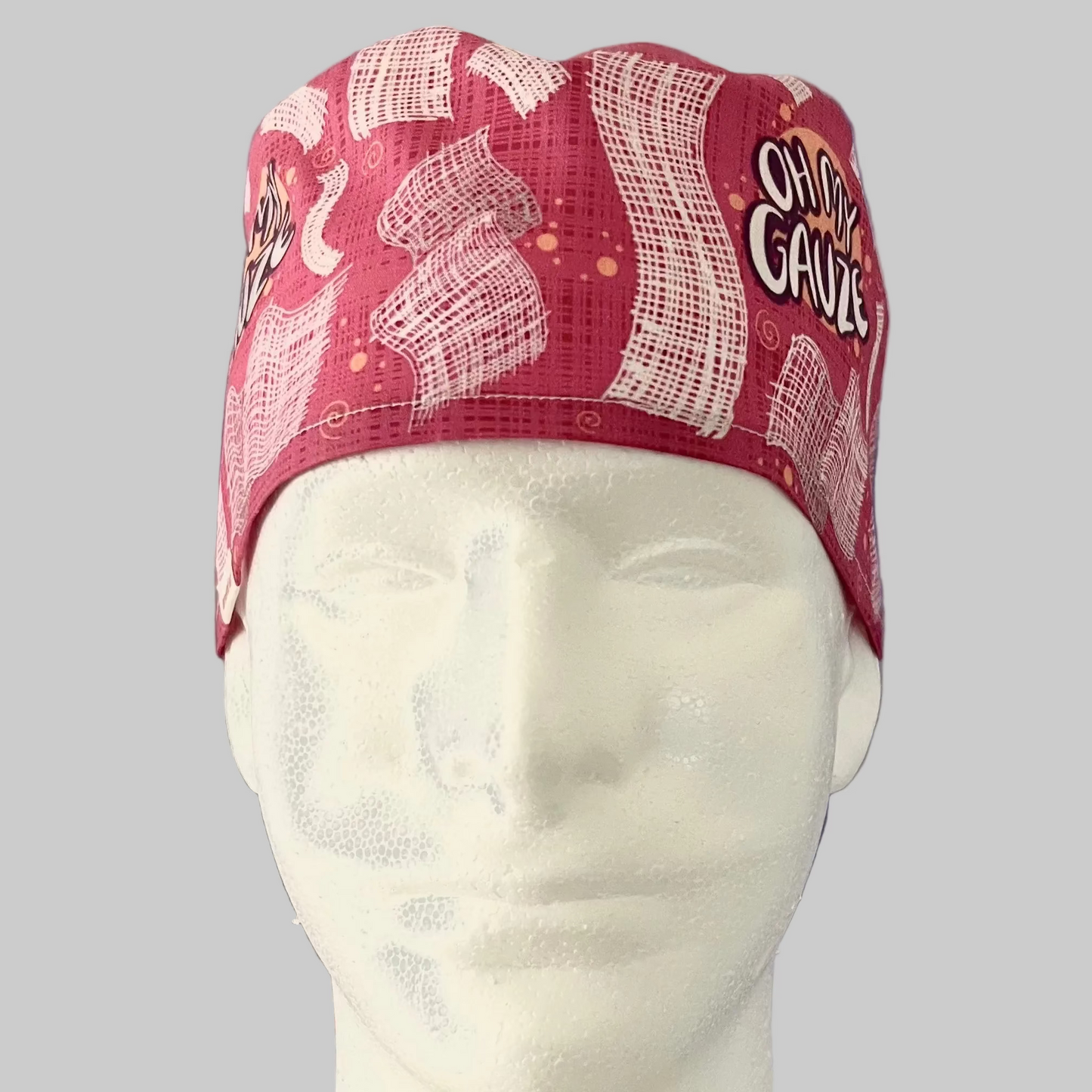 Oh My Gauze Traditional Scrub Cap | Funny Surgical Hat | Medical Humor OR Cap