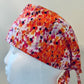 Scrub Cap - Orange sunset speckles