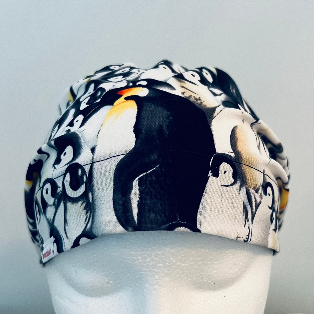 Penguin Parade Euro Cap|Cute Penguin Nurse Surgical Cap