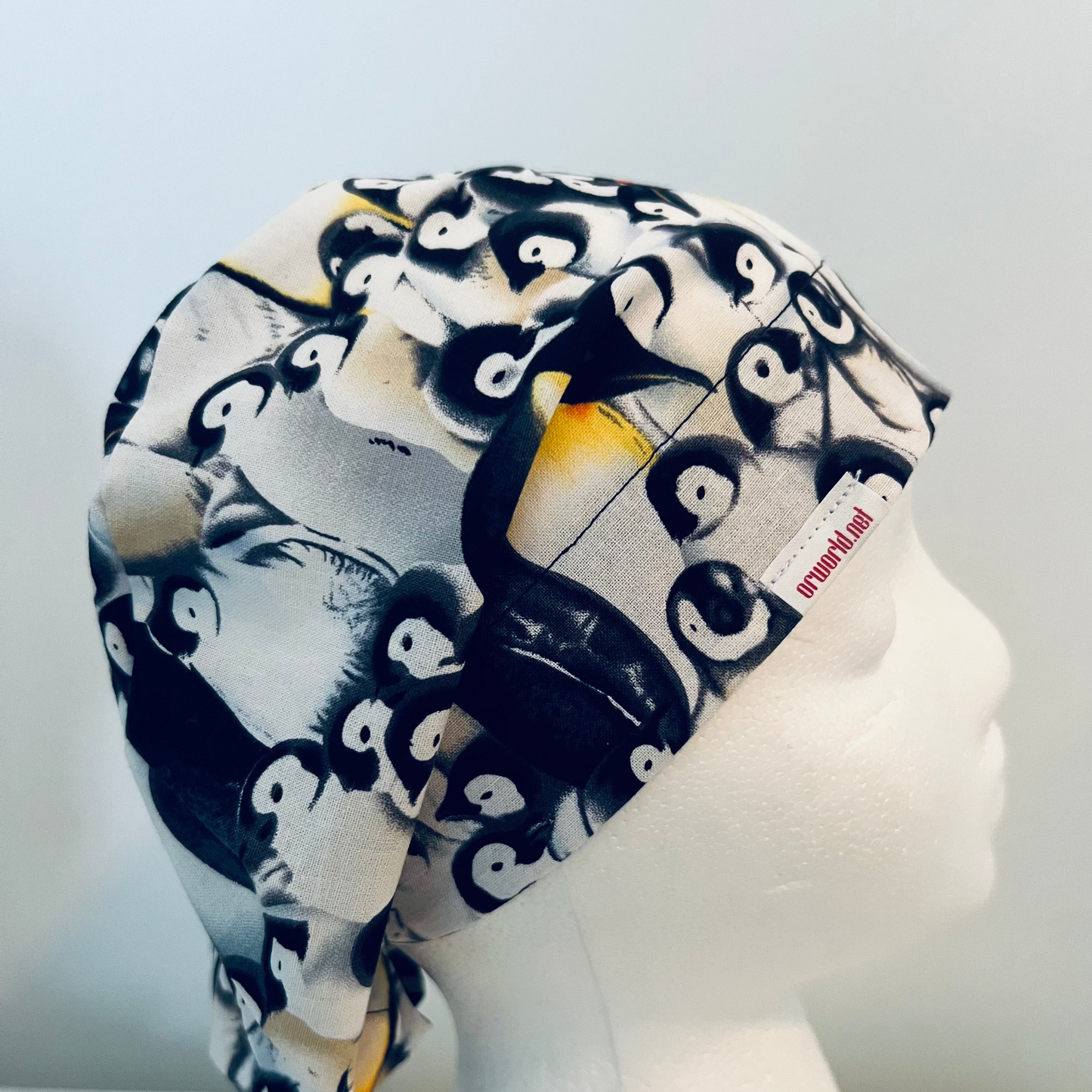 Penguin Parade Euro Cap|Cute Penguin Nurse Surgical Cap