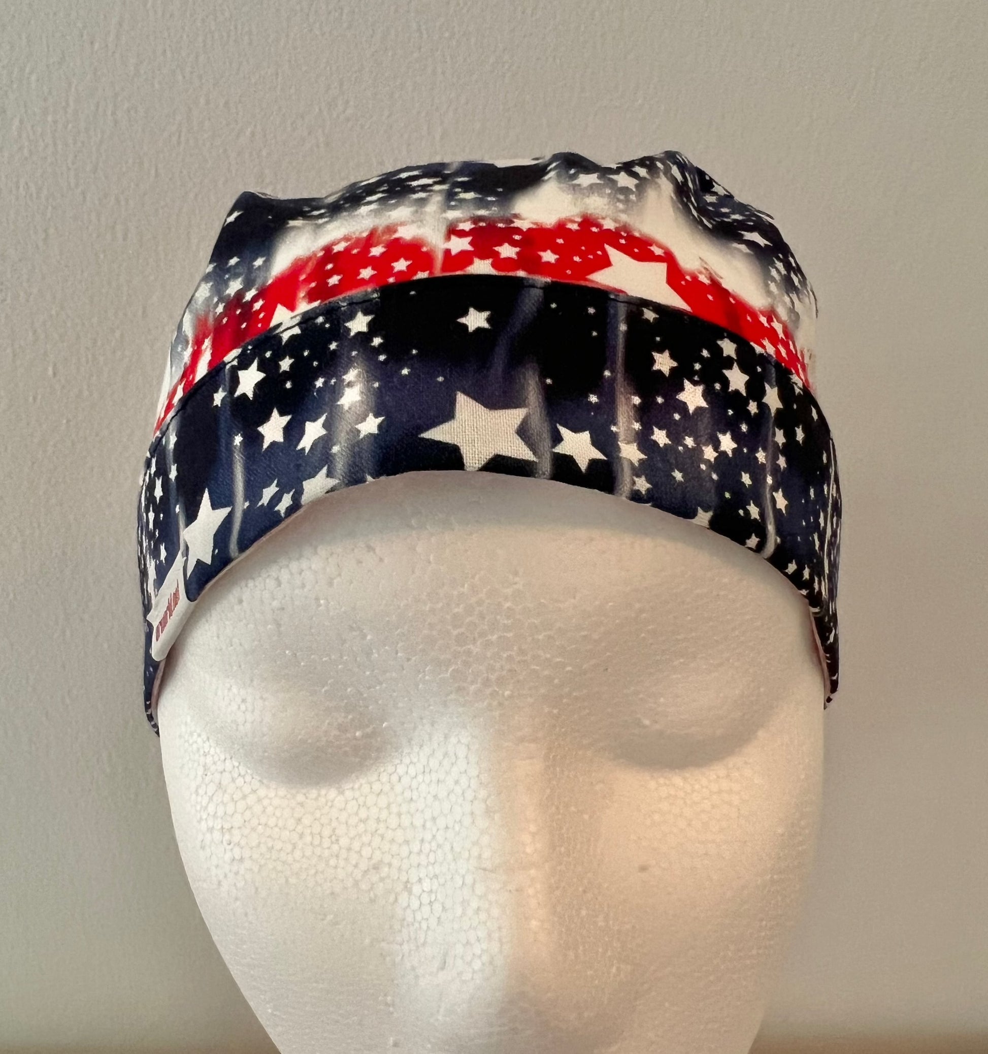 Ponytail-Fourth of July Tie Dye